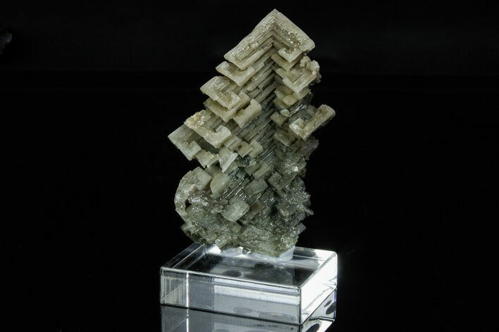 Skeletal Halite Crystals with Tolbachite - Poland #175422